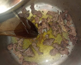 A picture of step 4 of Pilau with guacamole.