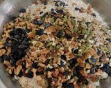 A picture of step 5 of Oats breakfast premix.