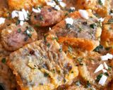 Foto del paso 12 de la receta: Merluza y butifarra de huevo en salsa almendras y azafrán