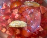 A picture of step 1 of Tomato Rasam.