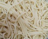 Gambar langkah 5 resipi Spaghetti Goreng.