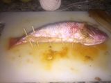 Pargo relleno al horno