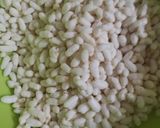 A picture of step 2 of Kaccha chivda.