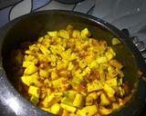 A picture of step 9 of Zucchini Sabzi.