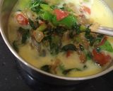 A picture of step 2 of Spinach omelette.
