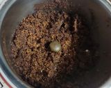 A picture of step 3 of Chettinad mushroom fry.