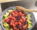 Gluténmentes - lecsós máj recept fázis 2 fotója