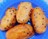 Hình bước làm 3 của món Khoai lang kén mè đen
