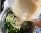 A picture of step 3 of Mediterranean Green Goddess Hummus.