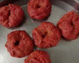 A picture of step 4 of Beetroot Balushahi.