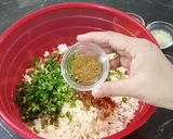 A picture of step 4 of Bread Seekh Kebab.