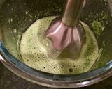 A picture of step 1 of Pandan green coconut rice dessert (vegan, gluten free).