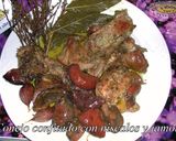 Foto del paso 3 de la receta Conejo confitado con níscalos y jamón