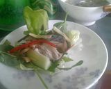 Hình bước làm 7 của món Cá saba hấp cuốn bánh tráng
