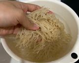 Hình bước làm 1 của món Phở Sắn Trộn Nấm Hầu Thủ Chay