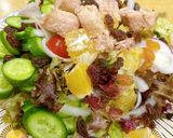 Hình bước làm 3 của món Eat clean: Salad cá ngừ