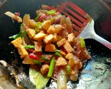 Foto langkah ke 3 dari resep Oseng Kikil Tempe Pedas.