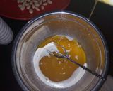 A picture of step 4 of Basbousa, Sweet Indian desert.