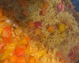 A picture of step 9 of Kabsa spices + Kabsa rice - Saudi rice with lamb meat.