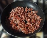 Foto del paso 2 de la receta: Ensalada de espinacas con tocino y vinagreta