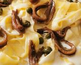 Foto del paso 4 de la receta: Tagliatelle a la crema de edam con Anchoas y Alcaparras