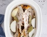 A picture of step 1 of Slow Cooker Turkey Stock.