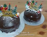 A picture of step 12 of 【圣诞节巧克力蛋糕 Christmas Chocolate Cake】不用鸡蛋，不用烤箱，简单实用又方便！.