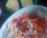A picture of step 1 of Kachoomar salad.