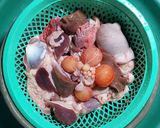 Foto langkah ke 1 dari resep Jeroan Ayam Pedas Manis.