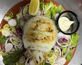 Foto del paso 2 de la receta: Sepia a la plancha con ali-olí y limón. 🍋