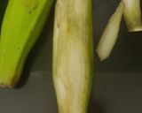 A picture of step 1 of Kela fry (banana fry).