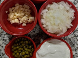 Lengua con alcaparras y almendras