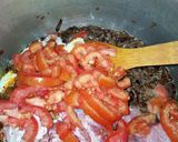 A picture of step 5 of Beef Tomato Masala Biryani.