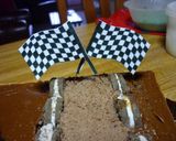 Foto del paso 4 de la receta: Torta pista de motocross