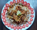 कोलंबी बिर्याणी (kolambi biryani recipe in marathi) रेसिपी स्टेप 9 फोटो 