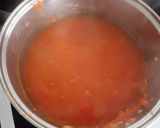 A picture of step 4 of McPhee's Cream of Tomato and Basil Soup.