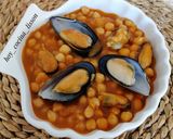 Foto del paso 9 de la receta Garbanzos con mejillones