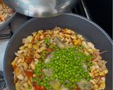 Foto del passaggio 6 della ricetta #660 Paella mista valenciana 🥘🦐🫑🍗🍖🥘
