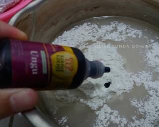 Es cendol hun kwee - Step 1