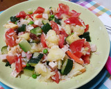 Foto del paso 3 de la receta: Arroz tres delicias con calabacín y patata