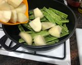Foto del paso 2 de la receta: Judía verde con patata y chuletas de aguja y pechuga de pollo