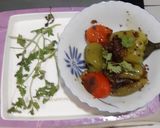 A picture of step 21 of Stuffed capsicums and tomatoes.
