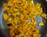 A picture of step 4 of Roasted Potato Poriyal.