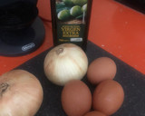 Foto del paso 1 de la receta: Tortilla con cebolla