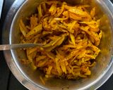 A picture of step 3 of Radish/ mooli ka aachar.