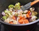 A picture of step 2 of Mixed Vegetable Stew.