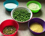 A picture of step 1 of Eid ka chand peas Halwa.