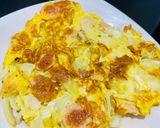 Foto langkah ke 7 dari resep Omelette Sosis Keju.