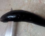 A picture of step 2 of Fry Baigan (Brinigal).