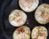 A picture of step 1 of Eggplant in Yogurt Sauce (Baingan Dahi Wale).